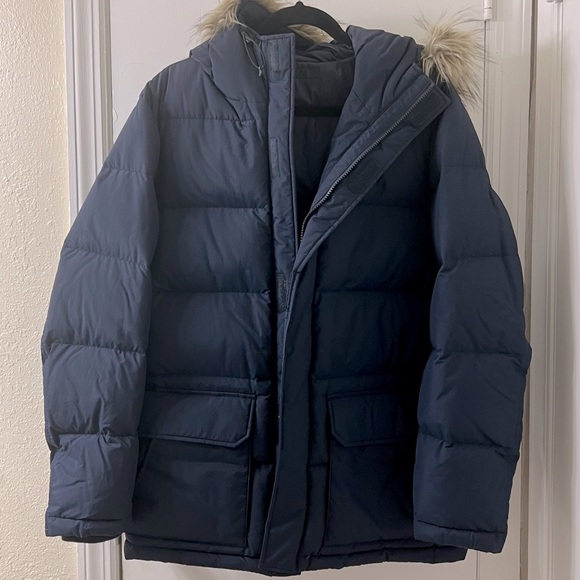 Japanese Uniqlo Down Coat - Picture 1 of 11